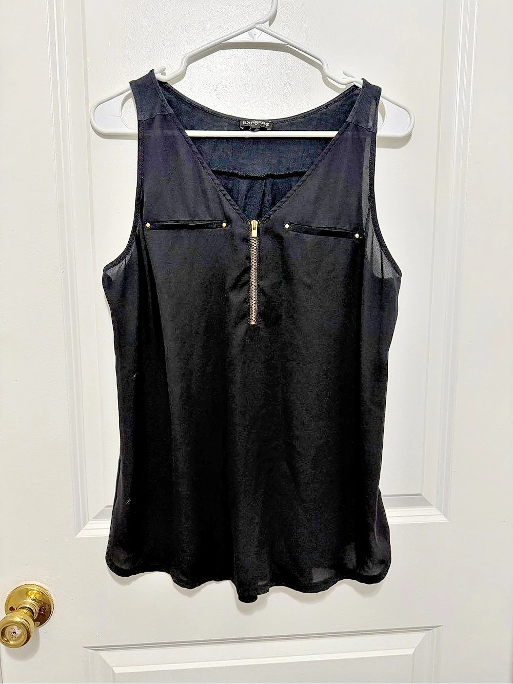 Express Black Sleeveless Tank Top Size Small